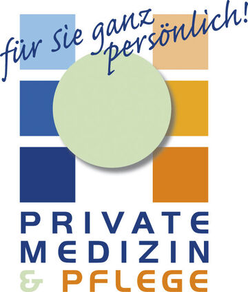 Private Medizin und Pflege Logo.