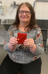 Haus Mariatrost Lederworkshop Geldtasche Rot